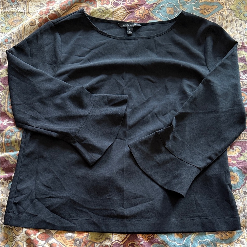 Banana Republic Factory Black Women's Blouse